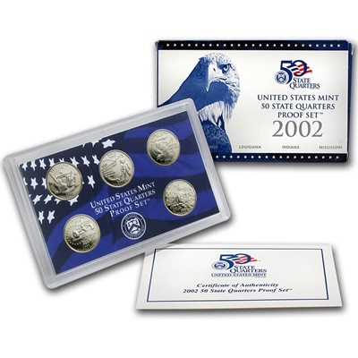 2002 United States Mint Silver Proof Set
